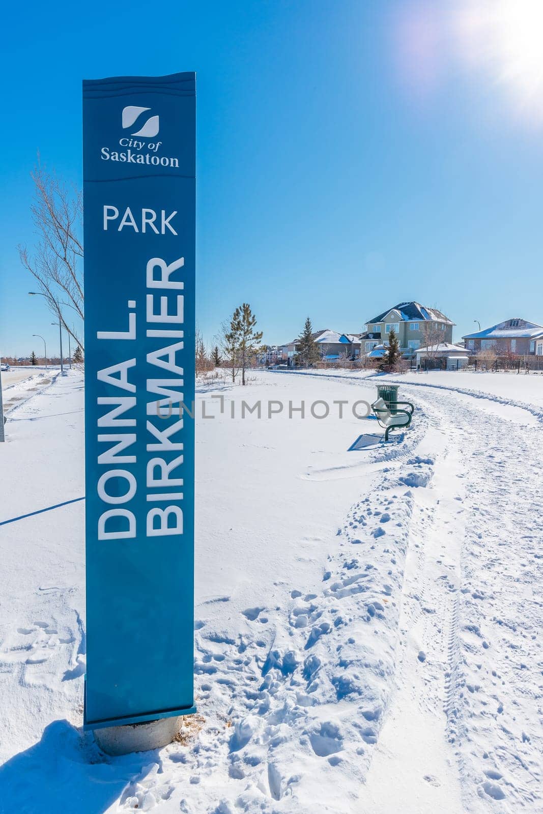 Donna L. Birkmaier Park in Saskatoon, Canada by sprokop