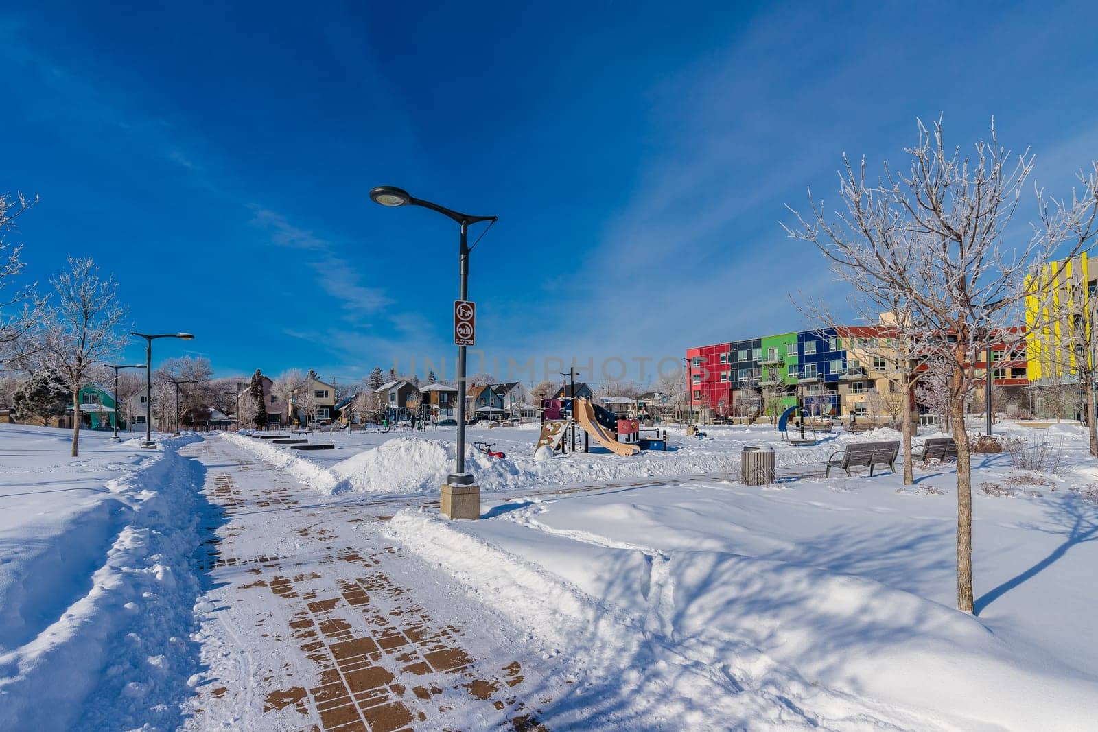 Isinger Park in Saskatoon, Canada by sprokop