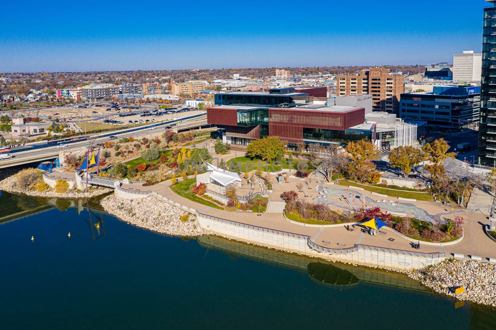 River Landing is located in the South downtown neighborhood of Saskatoon along the river.