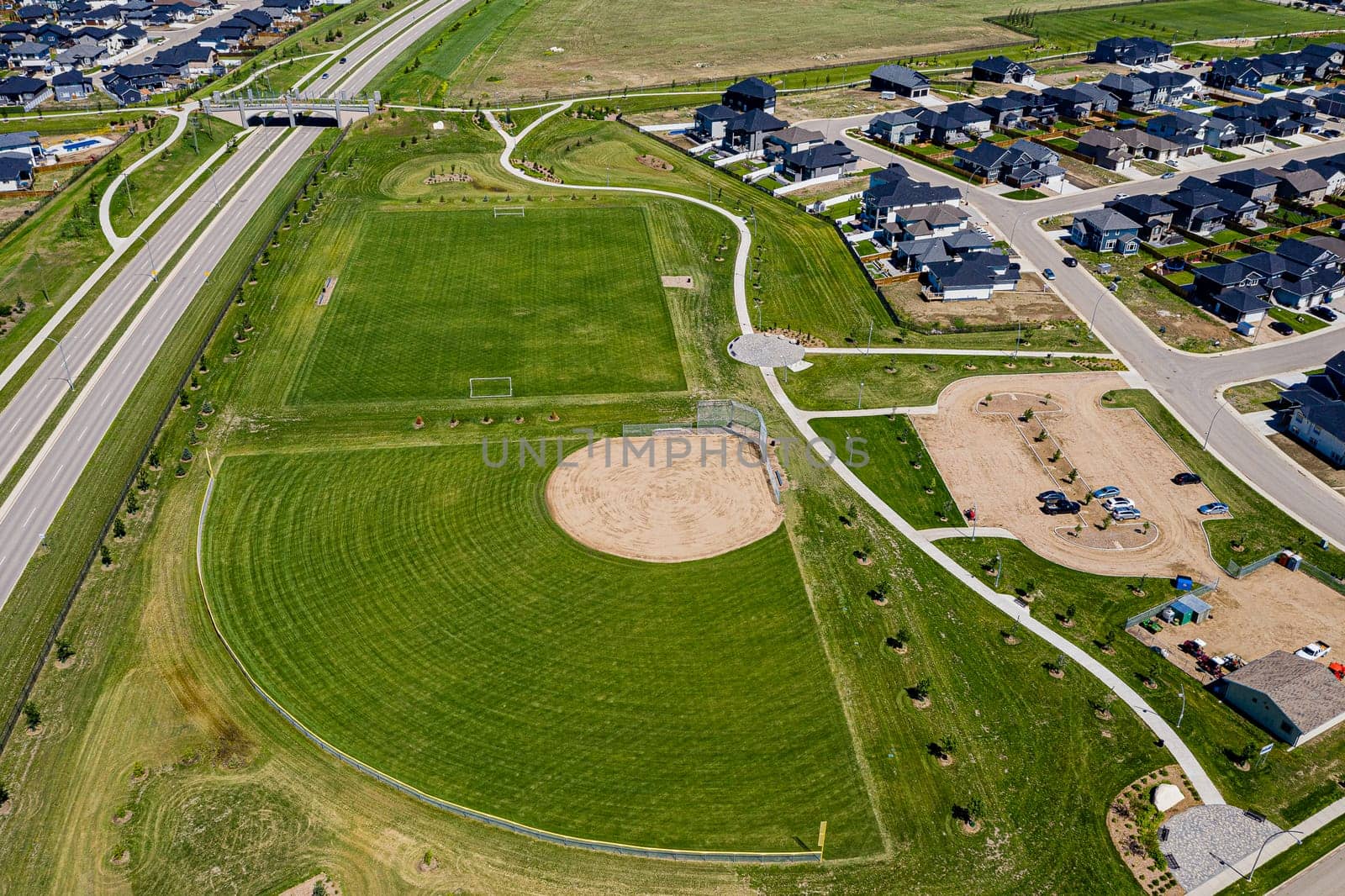 Misaskwatomina Park is located in the Evergreen neighborhood of Saskatoon.
