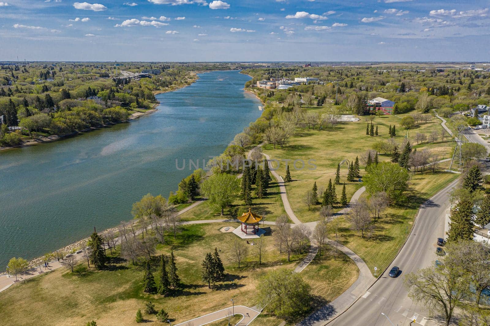 Victoria Park is located in the Riversdale neighborhood of Saskatoon.