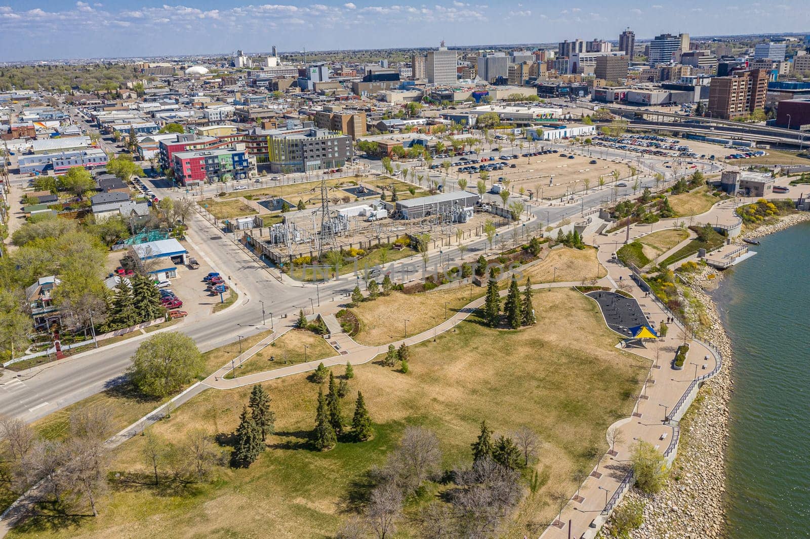 Victoria Park is located in the Riversdale neighborhood of Saskatoon.