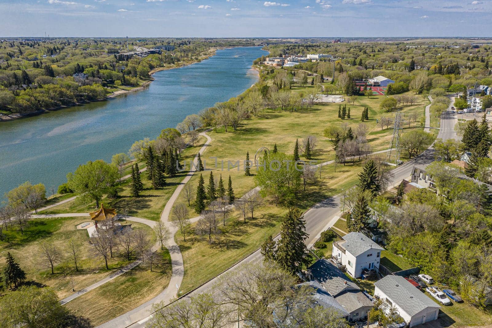 Victoria Park is located in the Riversdale neighborhood of Saskatoon.