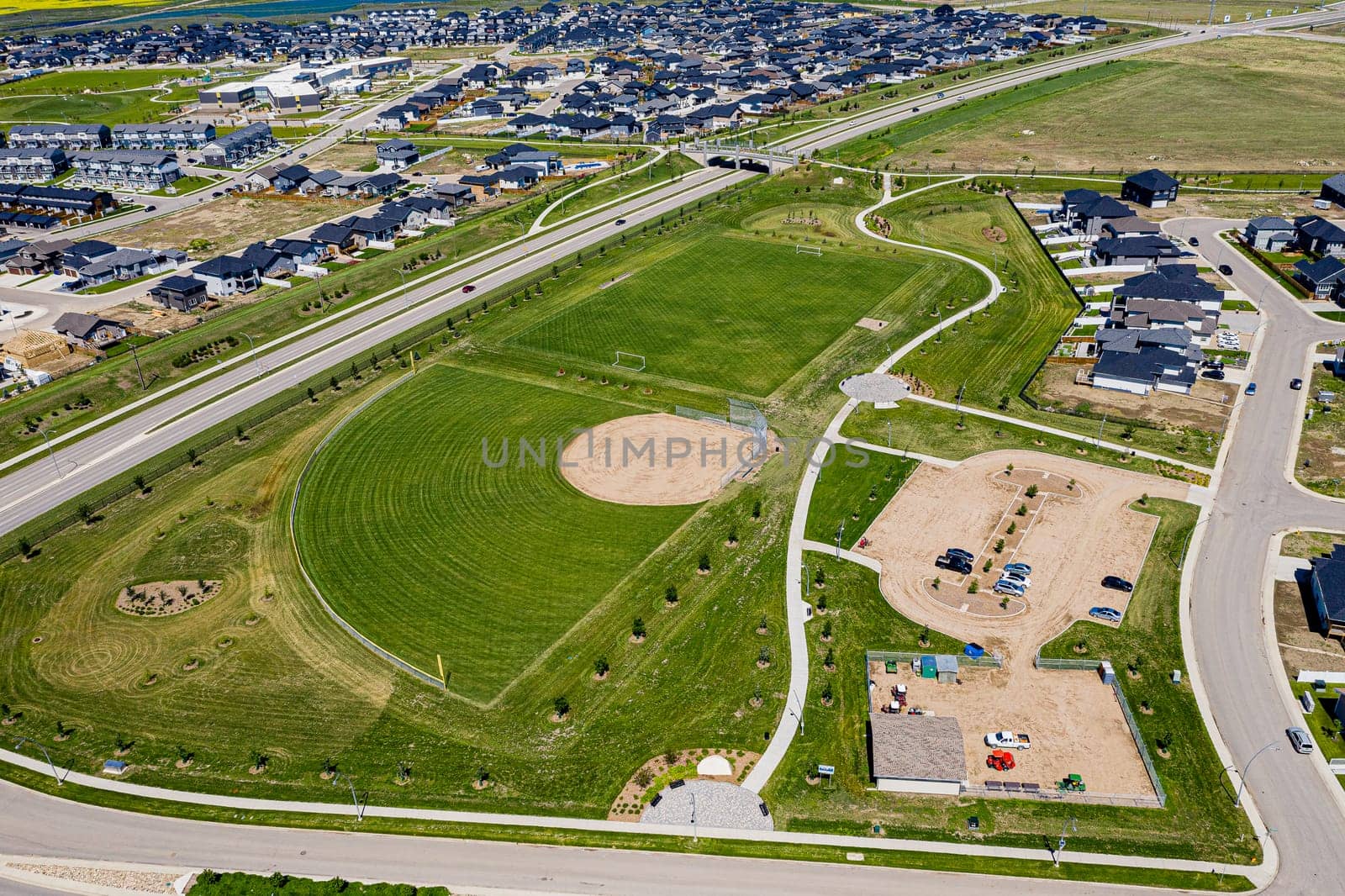 Misaskwatomina Park is located in the Evergreen neighborhood of Saskatoon.