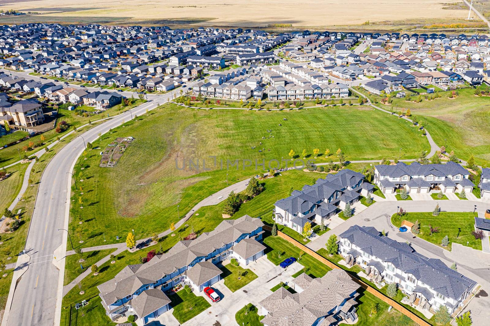 Discover the charm of Al Anderson Park in Saskatoon. This image highlights the park's vibrant sports fields, inviting picnic areas, and lush green spaces, a perfect community gathering spot.
