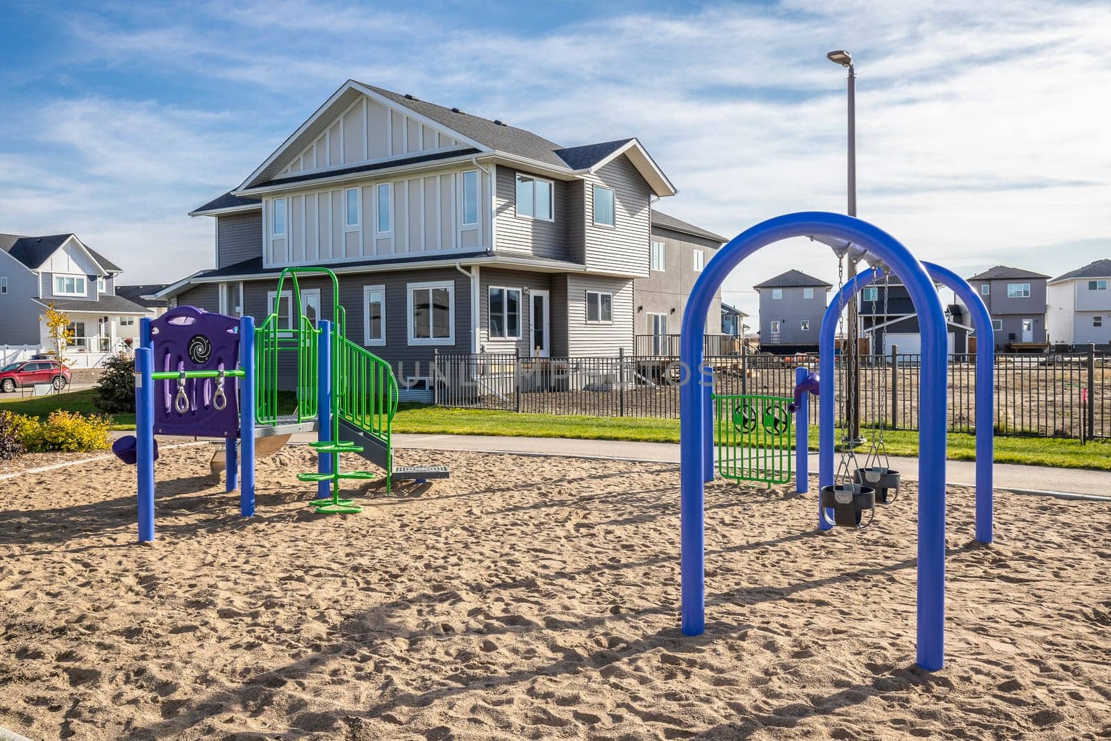 Explore the scenic beauty of Bidulka Park in Saskatoon. Captured here is the park's lush greenery, tranquil walking paths, and picturesque pond, a perfect spot for relaxation and nature walks.