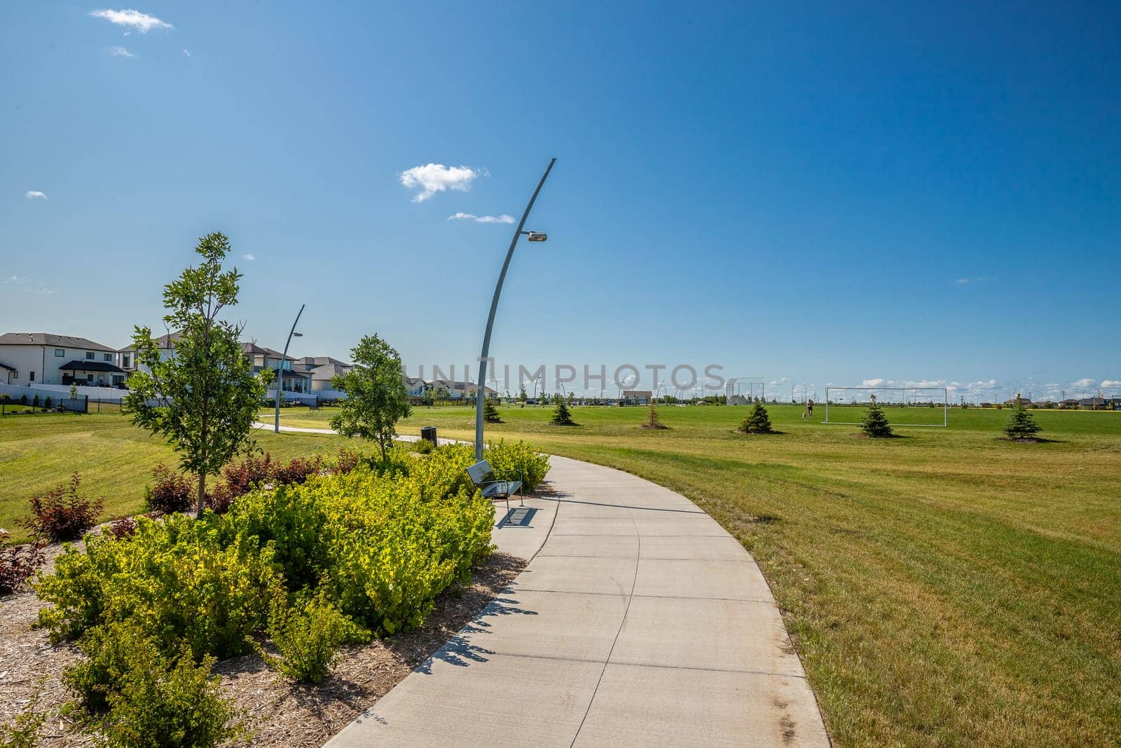 Misaskwatomina Park is located in the Evergreen neighborhood of Saskatoon.