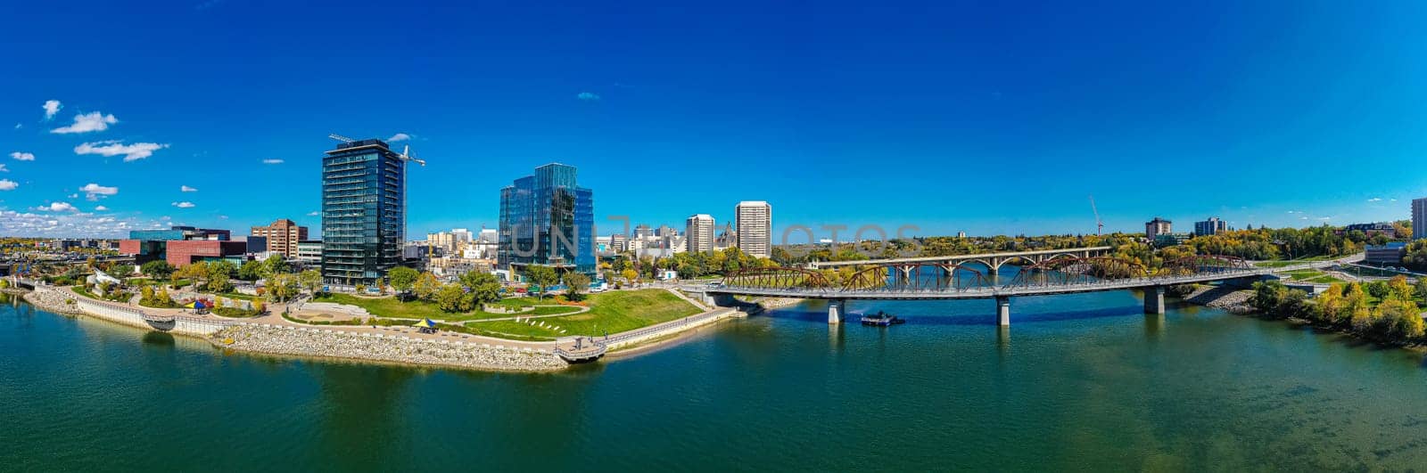 River Landing is located in the downtown area of Saskatoon along the South Saskatchewan River.