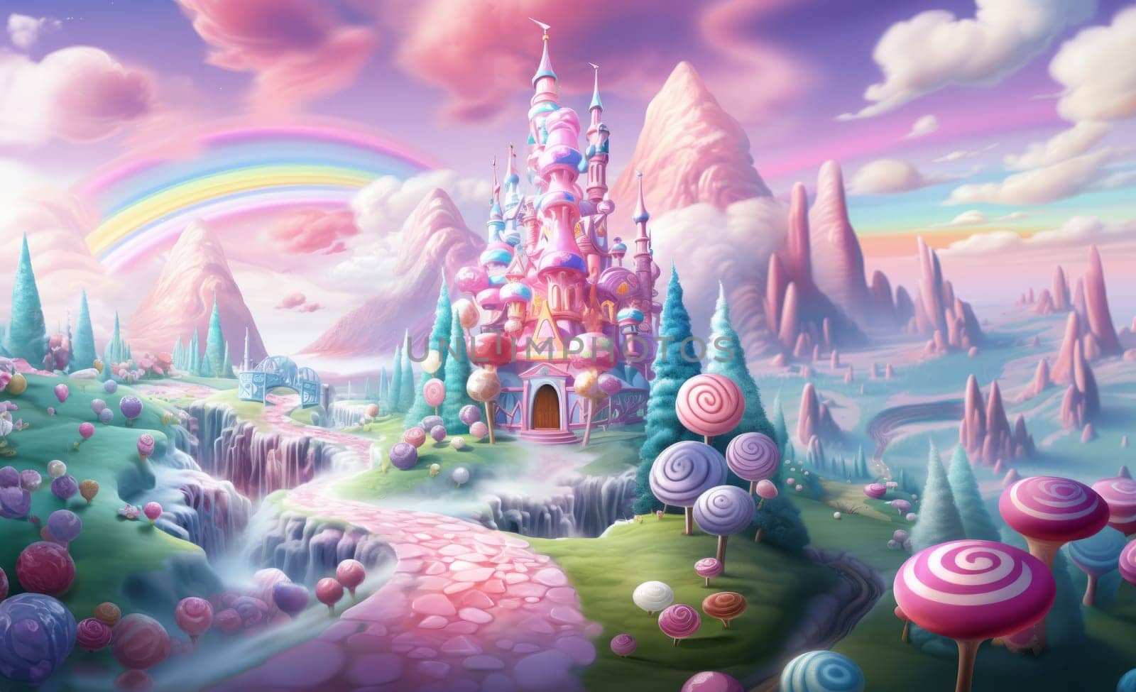 The Valley of the Castle of Sweets by studiodav