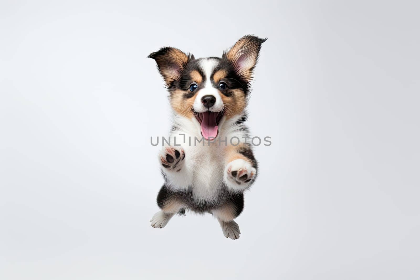 A Playful Pup Leaping for Joy in the Sunshine
