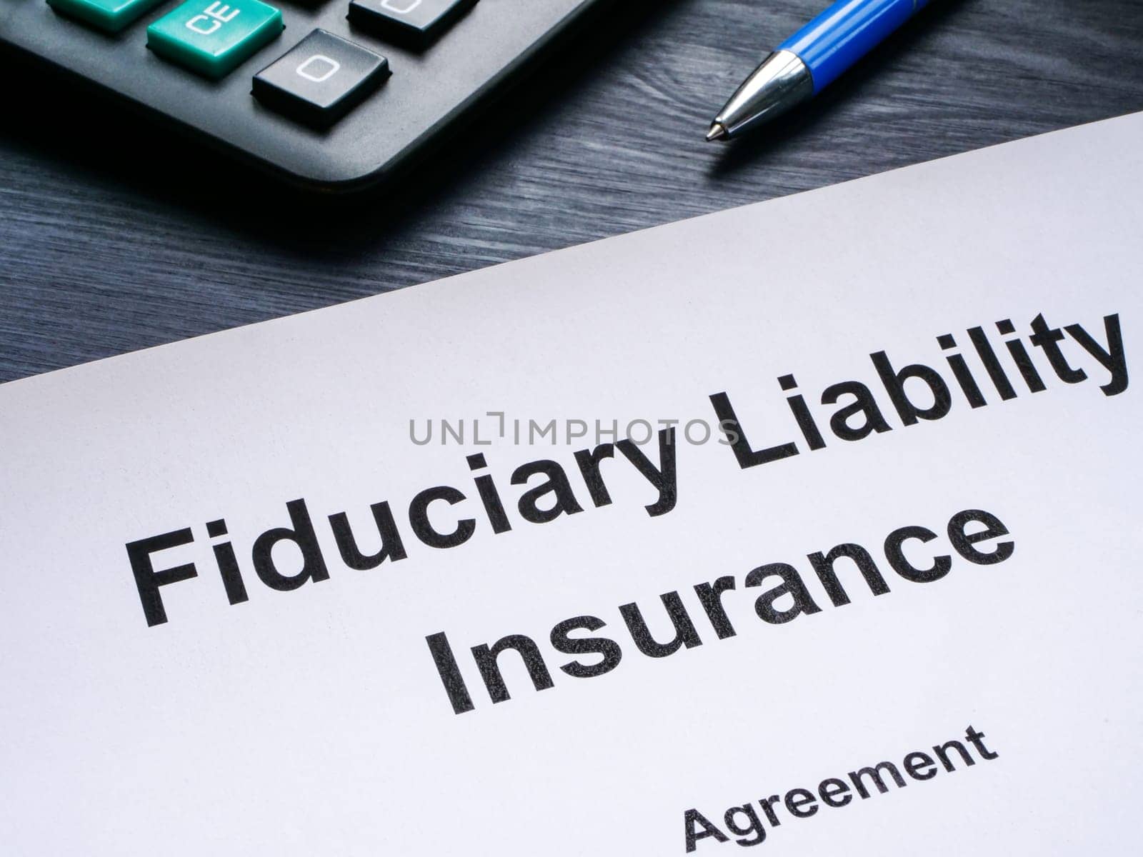 Fiduciary liability insurance agreement and calculator. by designer491