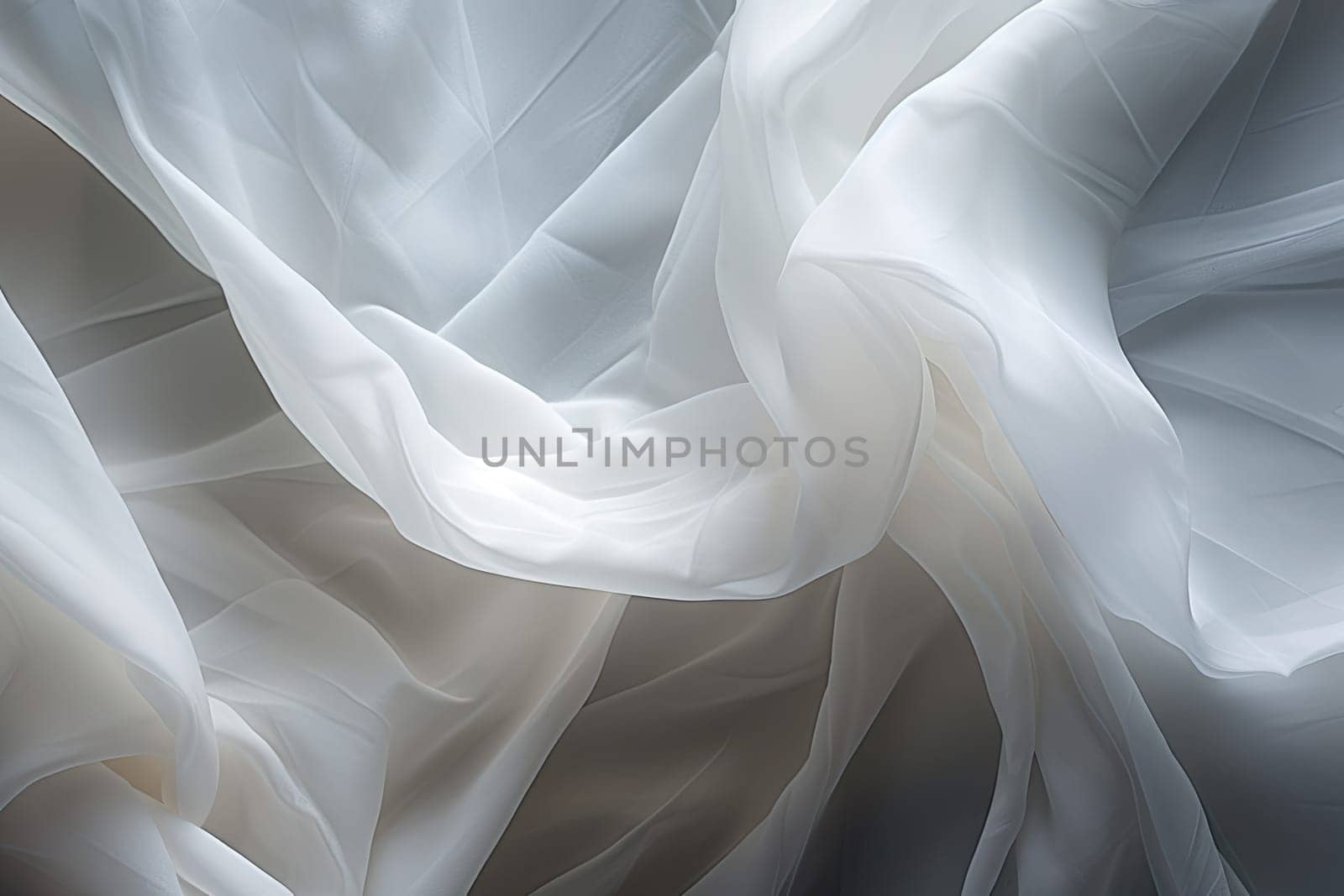 A close up view of a white fabric by golibtolibov