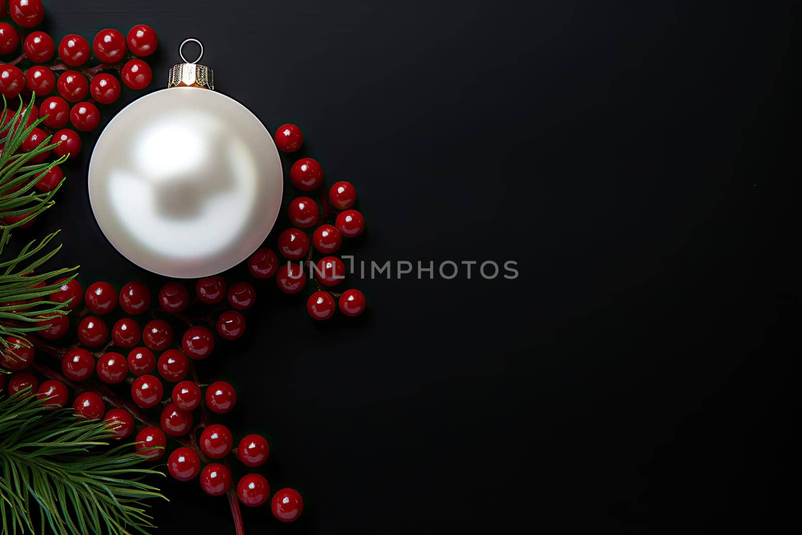 A Glowing Snowflake Ornament Illuminated on a Midnight Canvas Created With Generative AI Technology