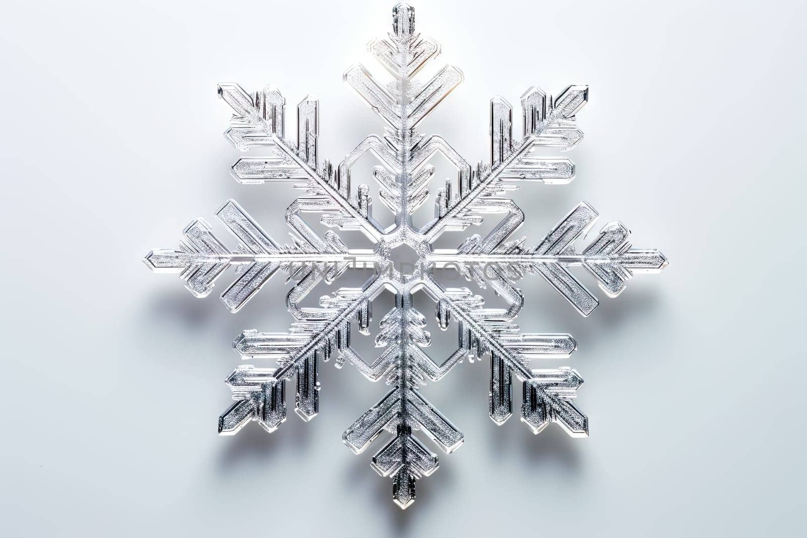 A snowflake is shown on a white background by golibtolibov