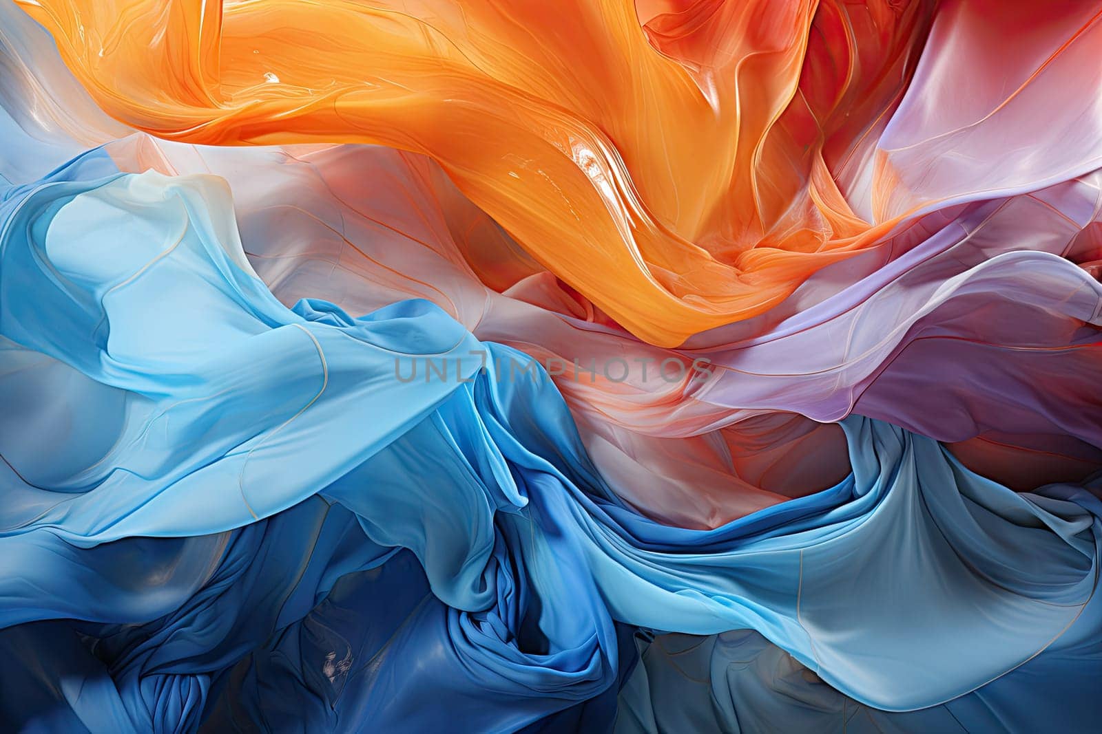 A close up of a multicolored cloth created with generative AI technology by golibtolibov