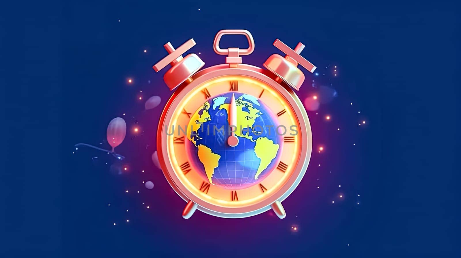 Clock on our planet a powerful image by Alla_Morozova93