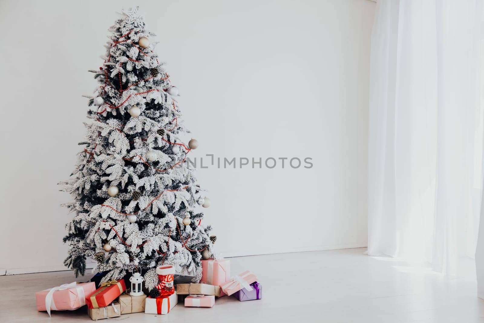 Christmas tree new year gifts holiday card tree