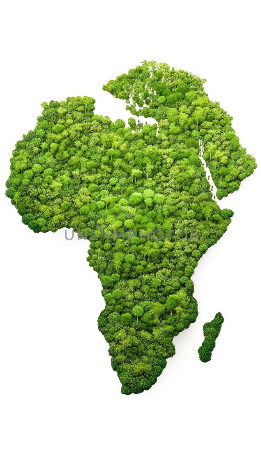 Indias green resolve, Tree shaped map by Alla_Morozova93