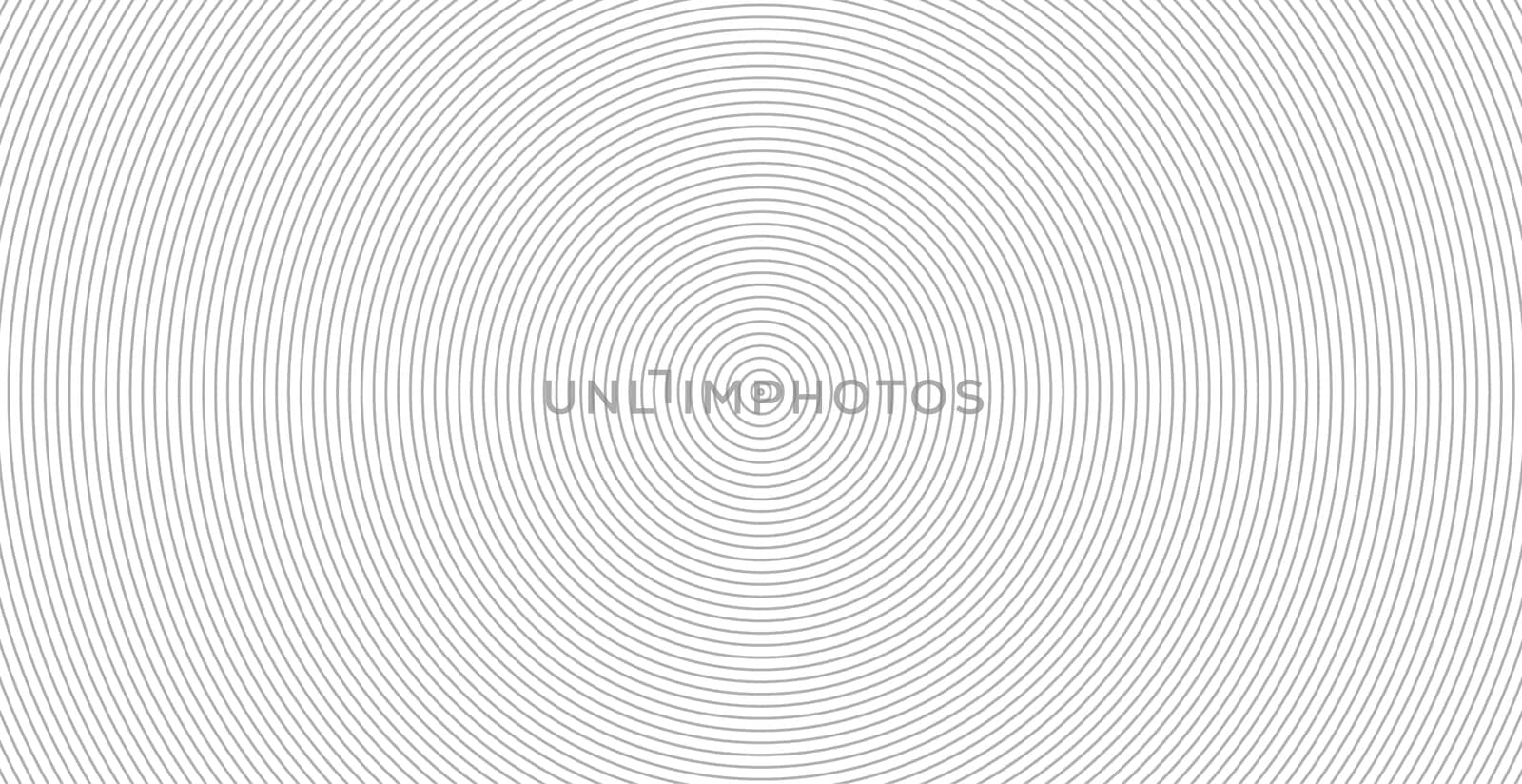 Concentric circle. Illustration for sound wave. Abstract circle line pattern. Black and white graphic