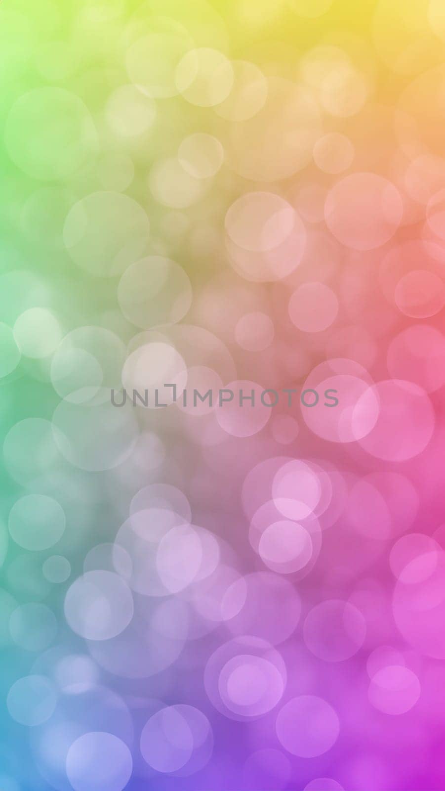 pastel colors bokeh background. Vertical image.Abstract circular bokeh background. Soft light defocused spots.