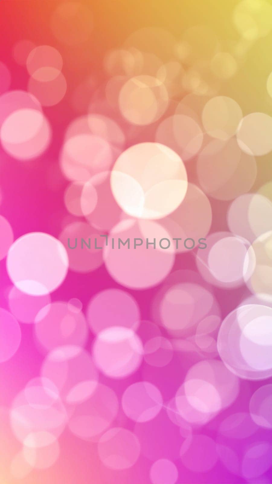 pastel colors bokeh background. Vertical image.Abstract circular bokeh background. Soft light defocused spots.