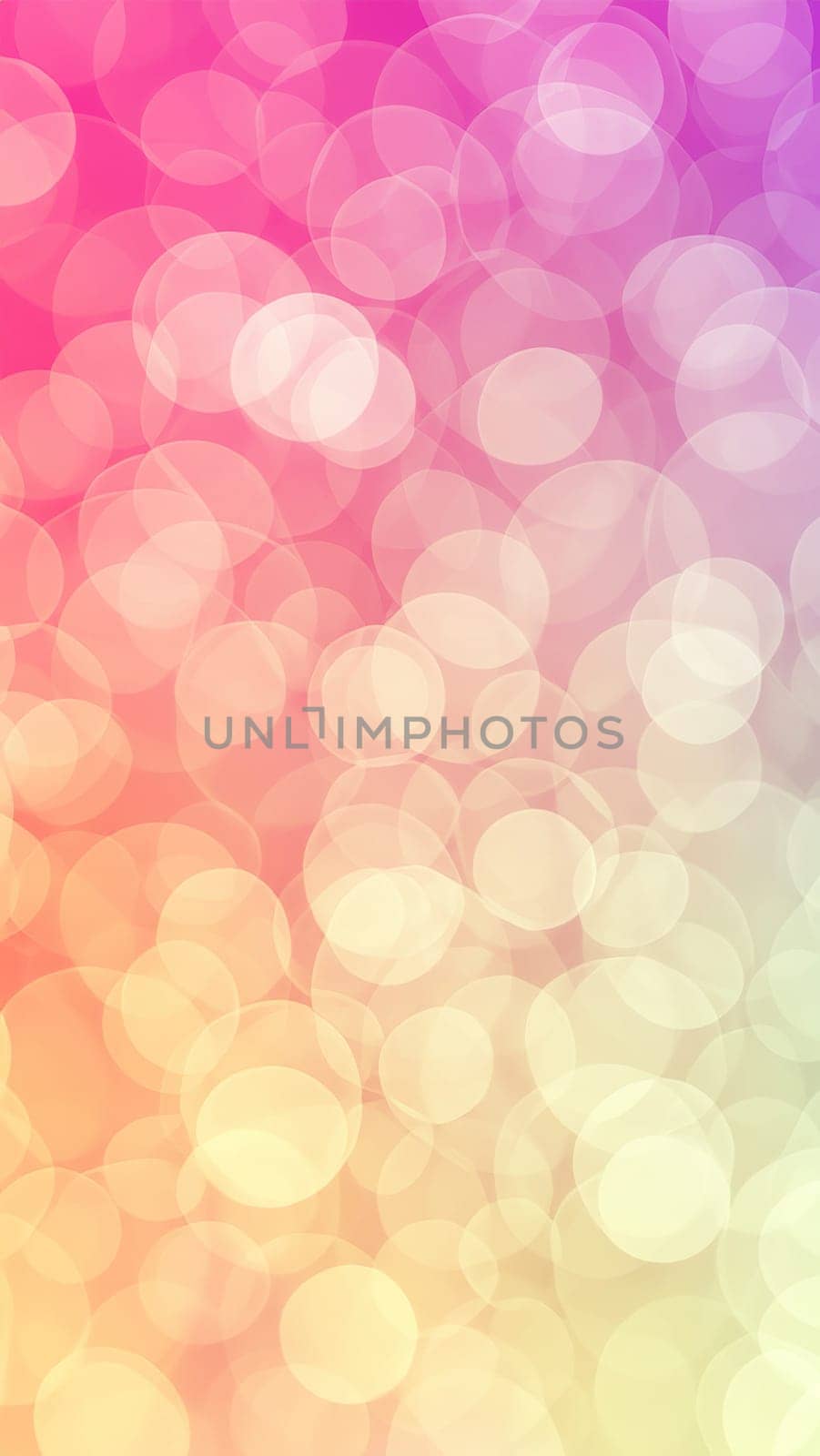 pastel colors bokeh background. Vertical image.Abstract circular bokeh background. Soft light defocused spots.