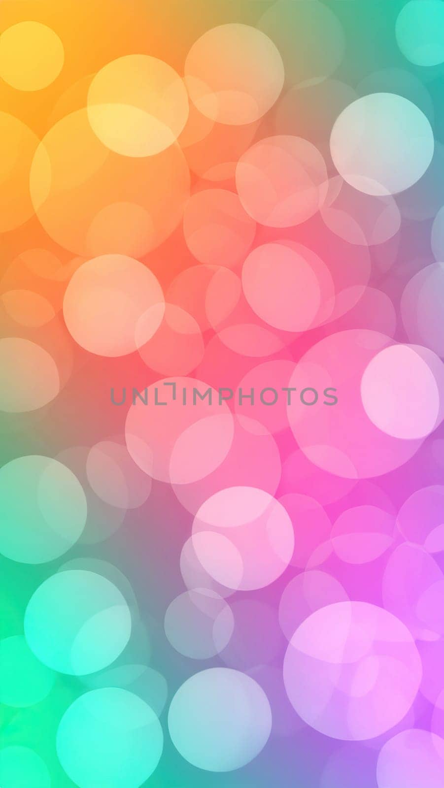 pastel colors bokeh background. Vertical image by yilmazsavaskandag