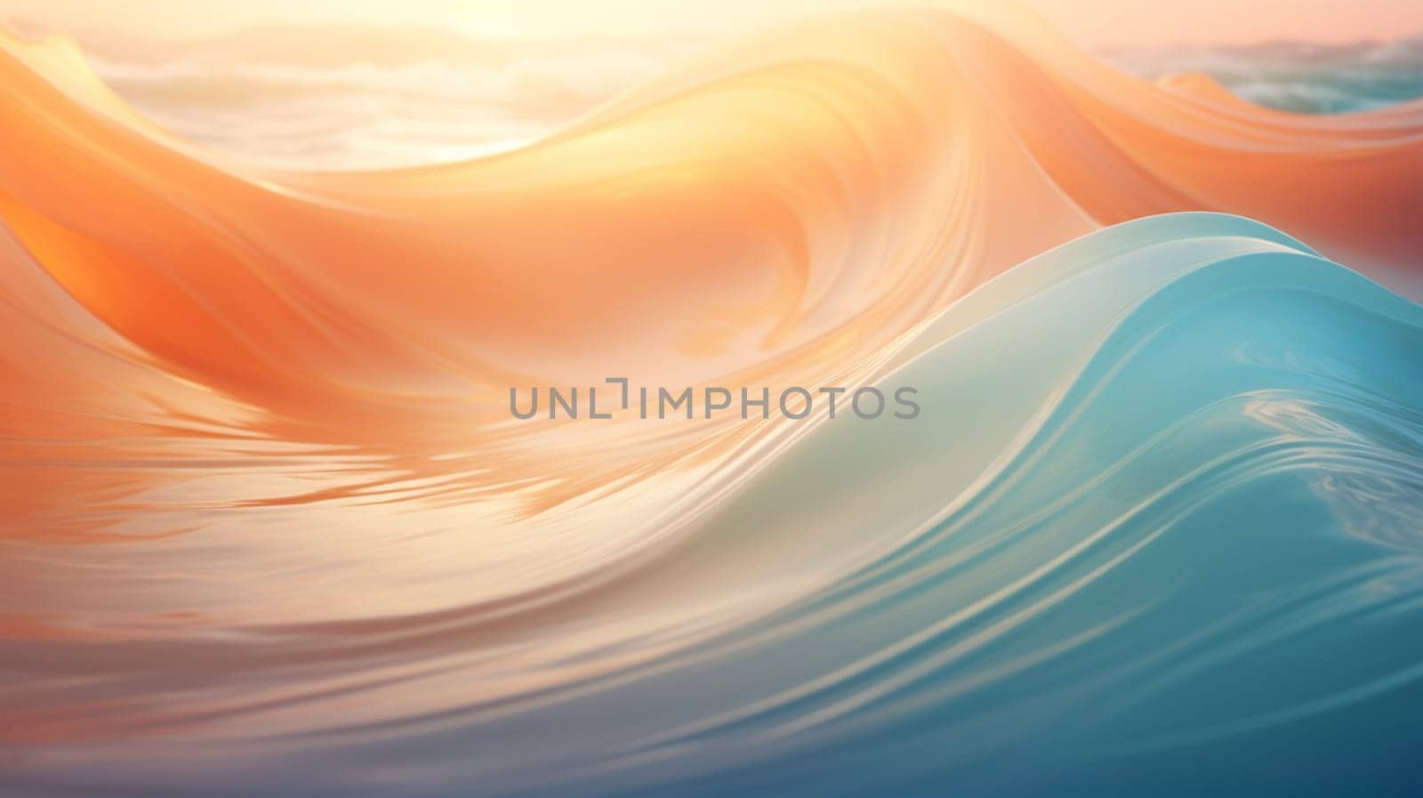 Grainy gradient background texture in soft pastel colors. Retro futuristic style blurred backdrop illustration for banner, flyer, website, brochure, business card design. Twisted waves. soft colors. High quality photo