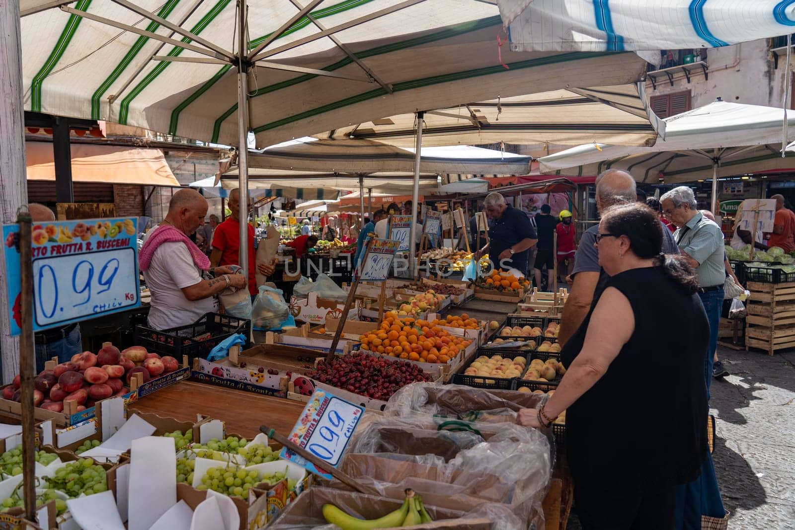 Ballaro Market in Palermo, Sicily by oliverfoerstner