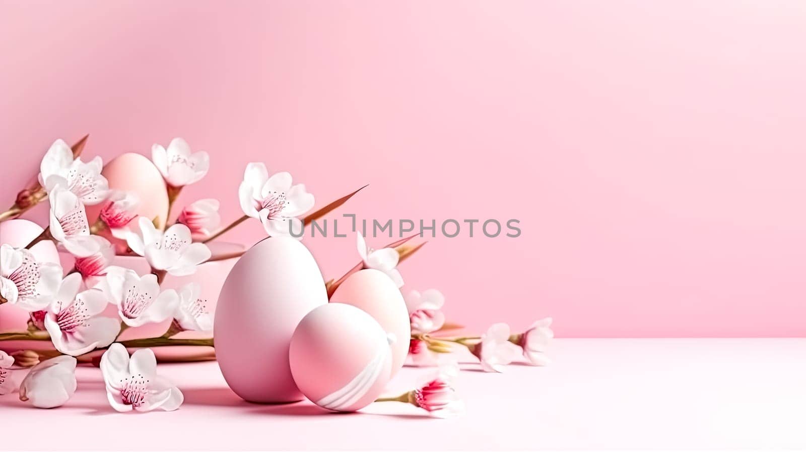 A basket adorned with Easter treasures a festive image evoking the merriment and delight of the spring holiday celebration