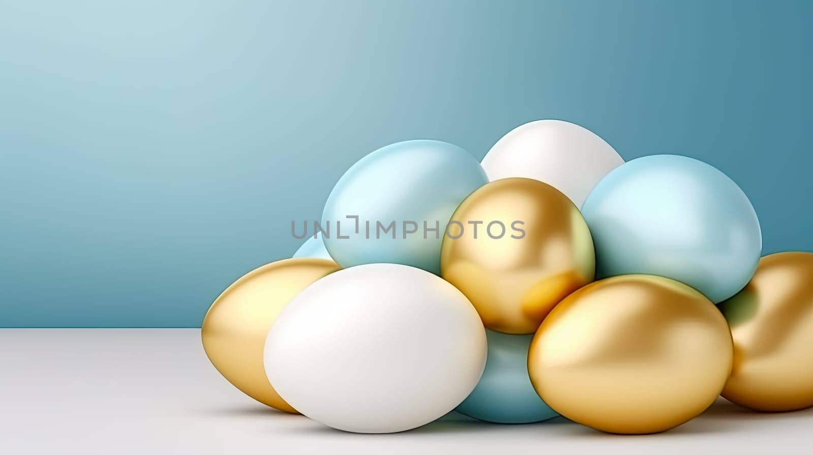 Easter treasures, Eggs nestled in a cheerful basket a visual delight representing the jubilation and festive spirit of this joyful spring holiday