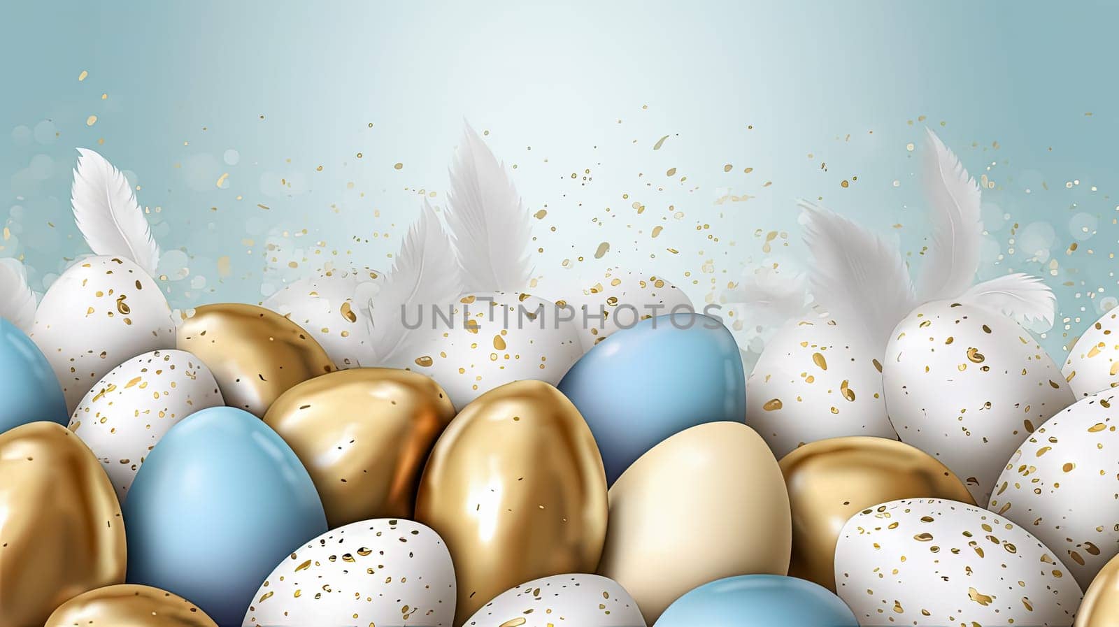 Easter treasures, Eggs nestled in a cheerful basket a visual delight representing the jubilation and festive spirit of this joyful spring holiday