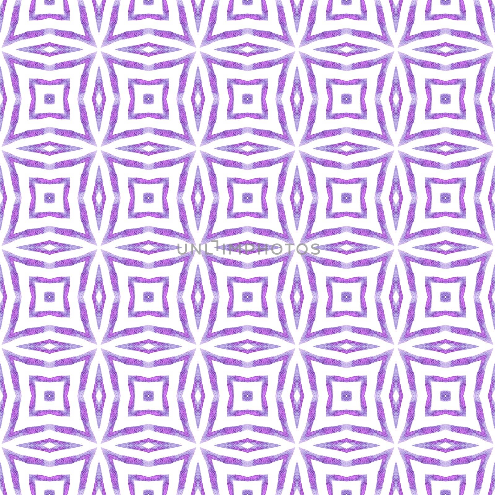 Textile ready imaginative print, swimwear fabric, wallpaper, wrapping. Purple quaint boho chic summer design. Arabesque hand drawn design. Oriental arabesque hand drawn border.