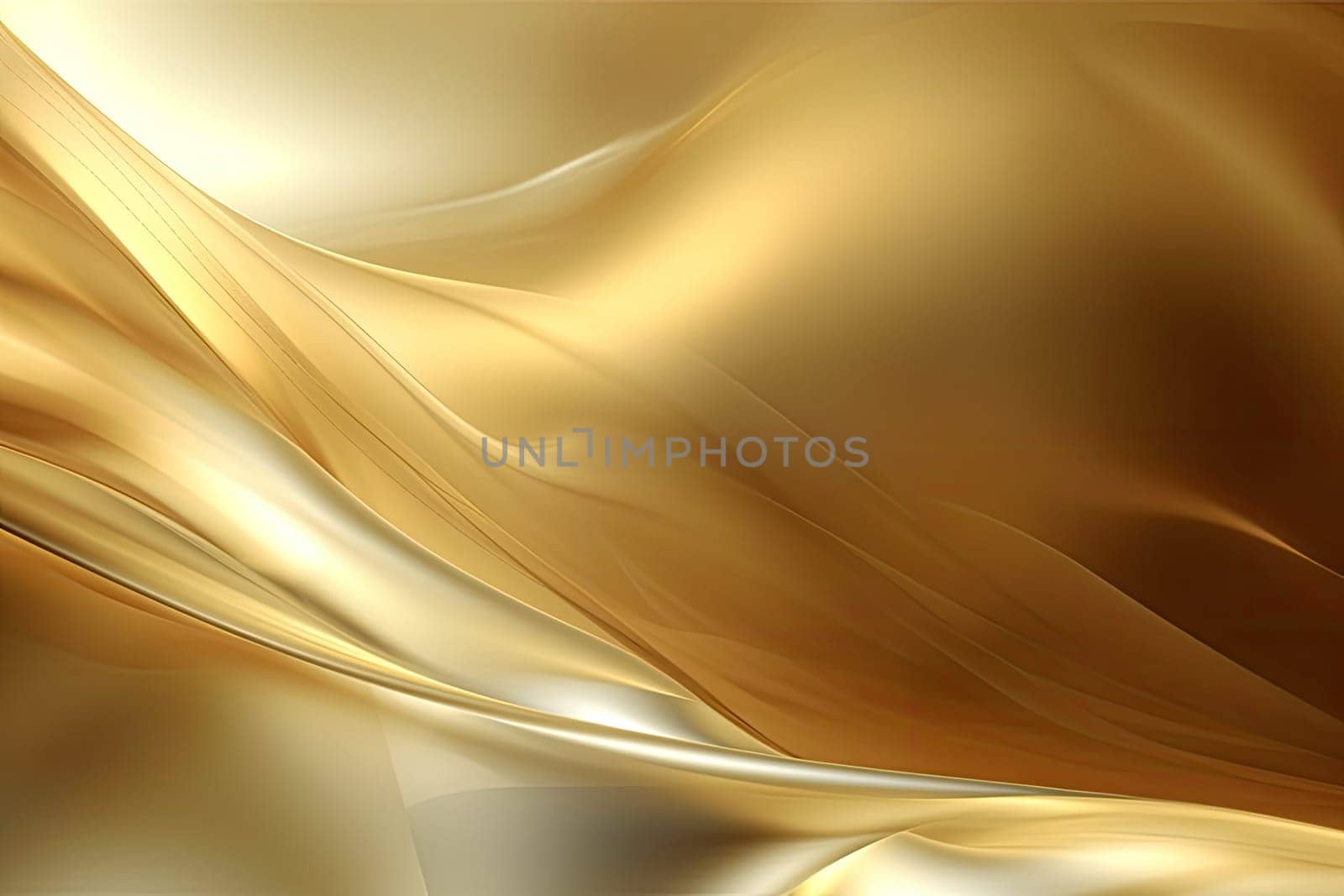 Gold background or texture and gradients shadow. AI Generative