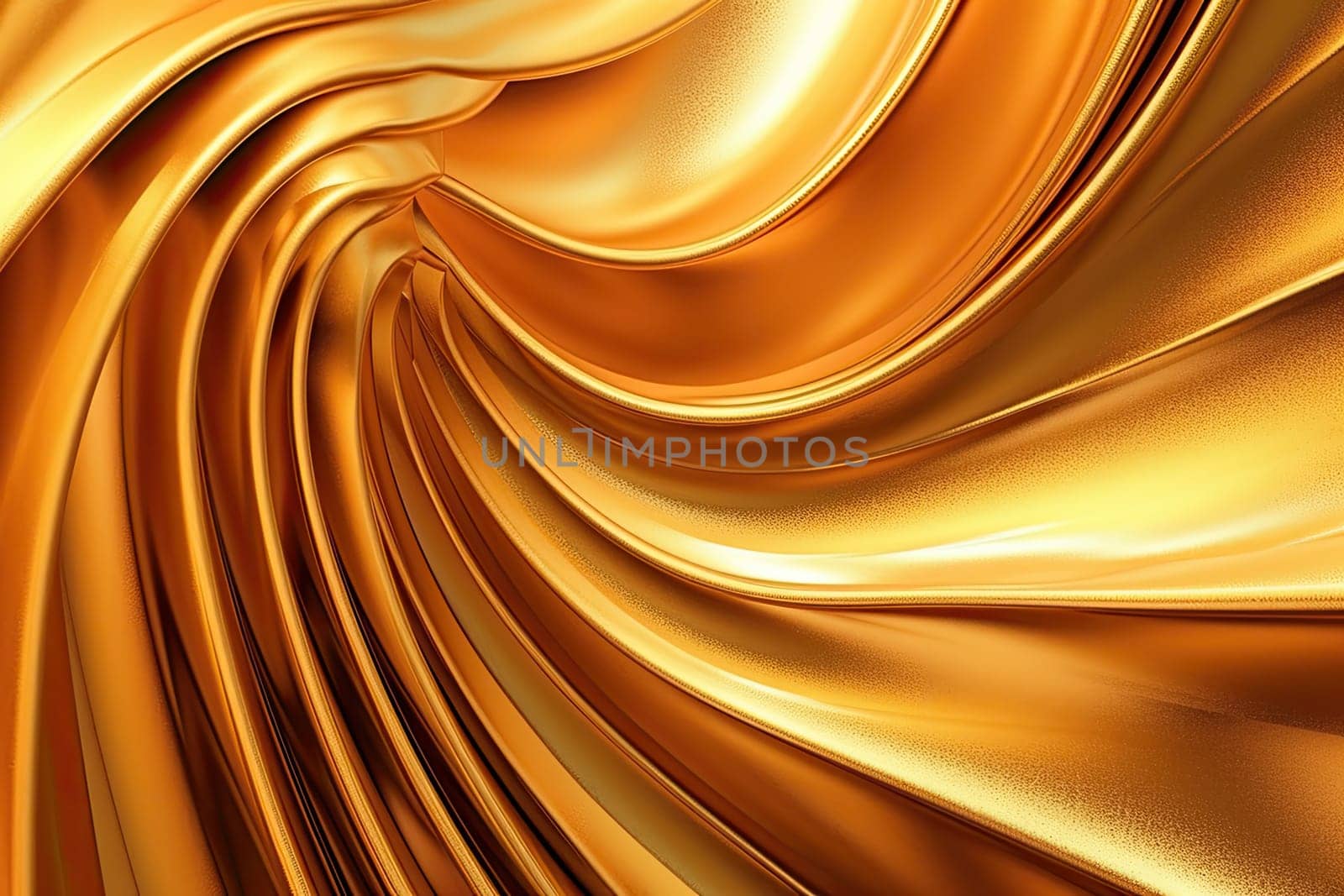 Gold background or texture and gradients shadow. AI Generative