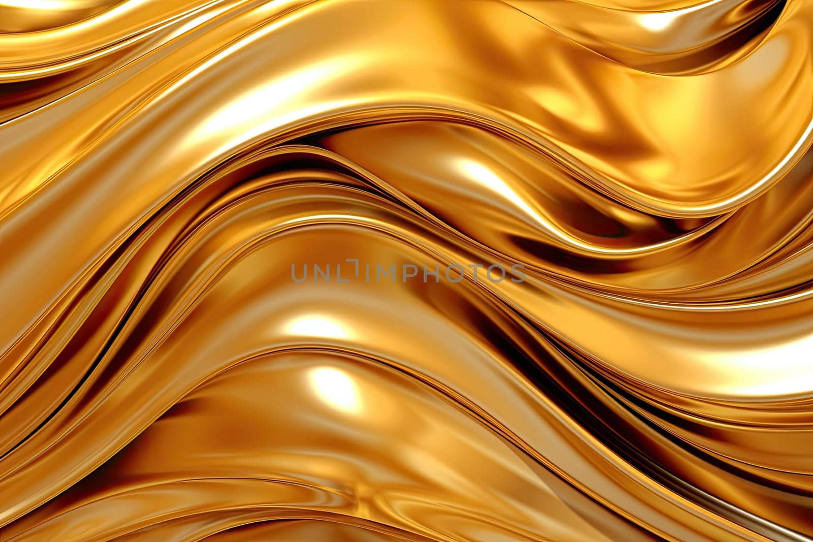 Gold background or texture and gradients shadow. AI Generative