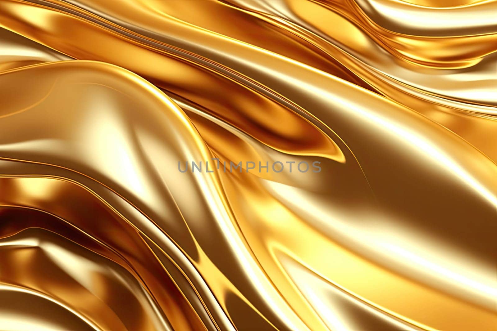 Gold background or texture and gradients shadow. AI Generative. by Benzoix