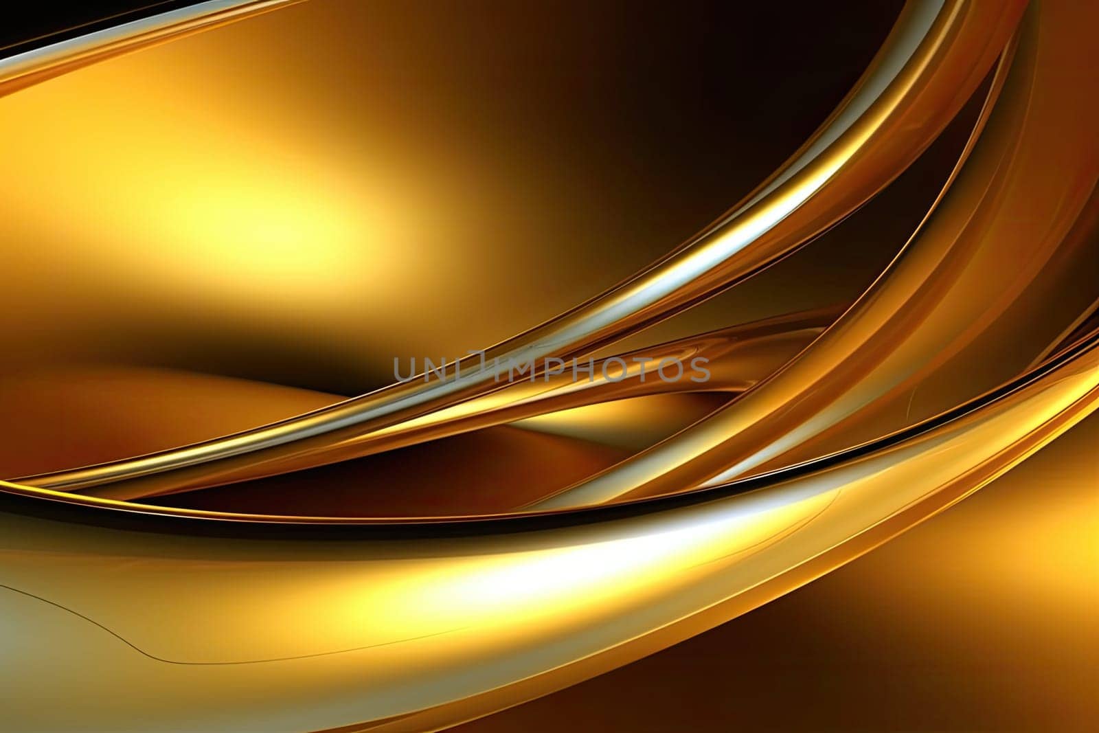 Gold background or texture and gradients shadow. AI Generative. by Benzoix