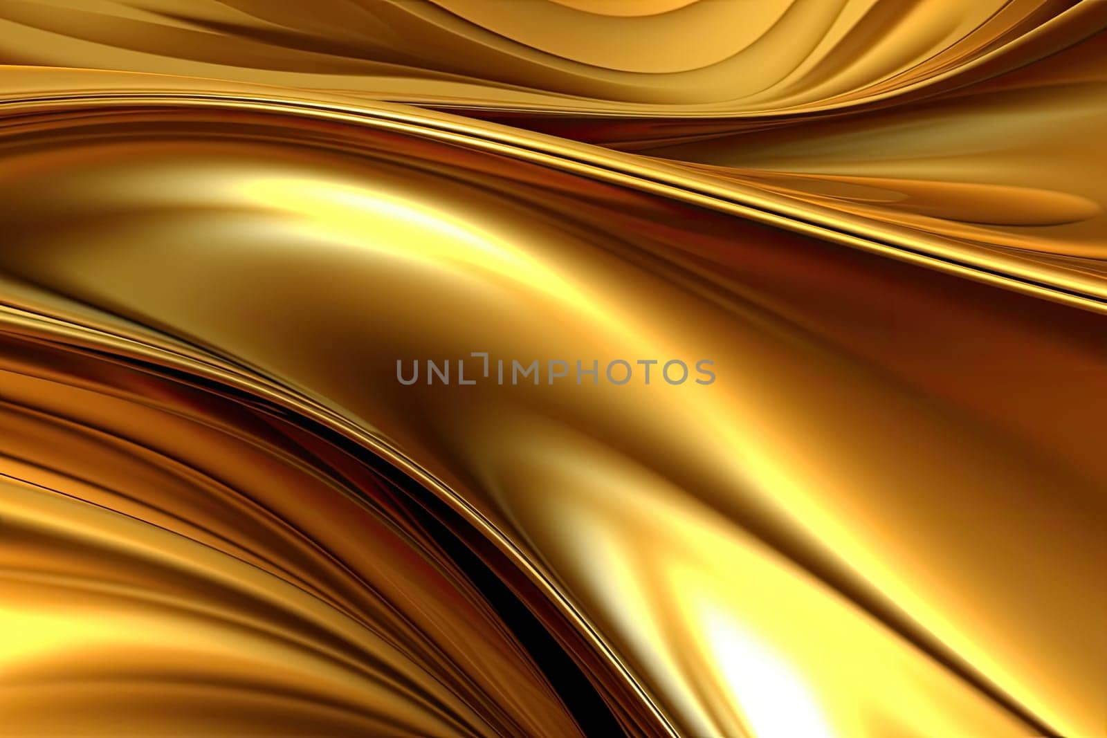 Gold background or texture and gradients shadow. AI Generative