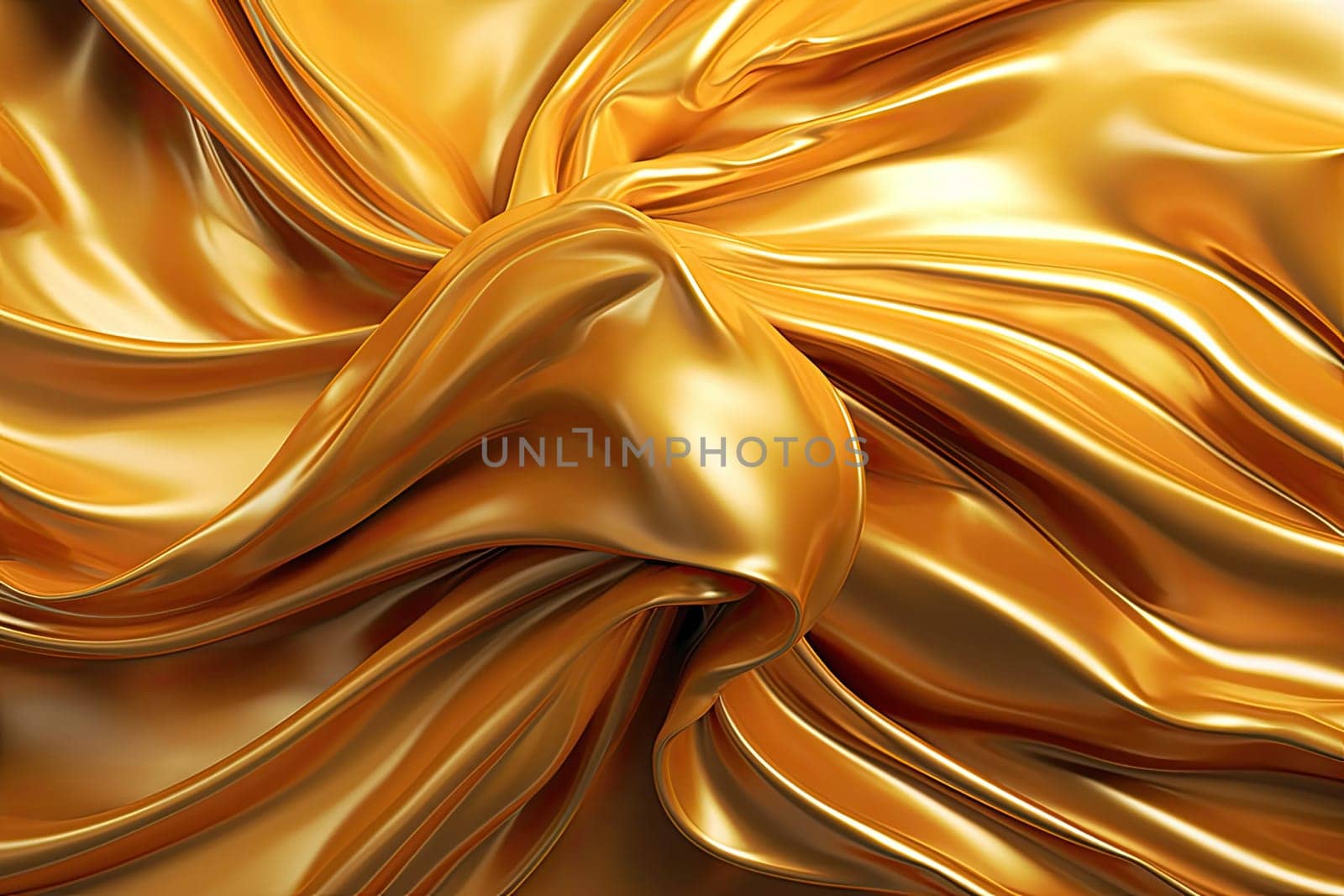 Gold background or texture and gradients shadow. AI Generative