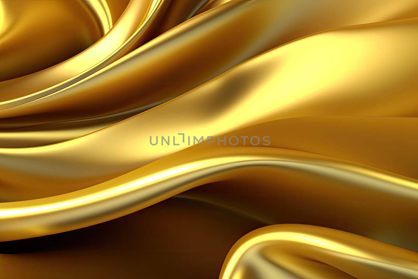 Gold background or texture and gradients shadow. AI Generative