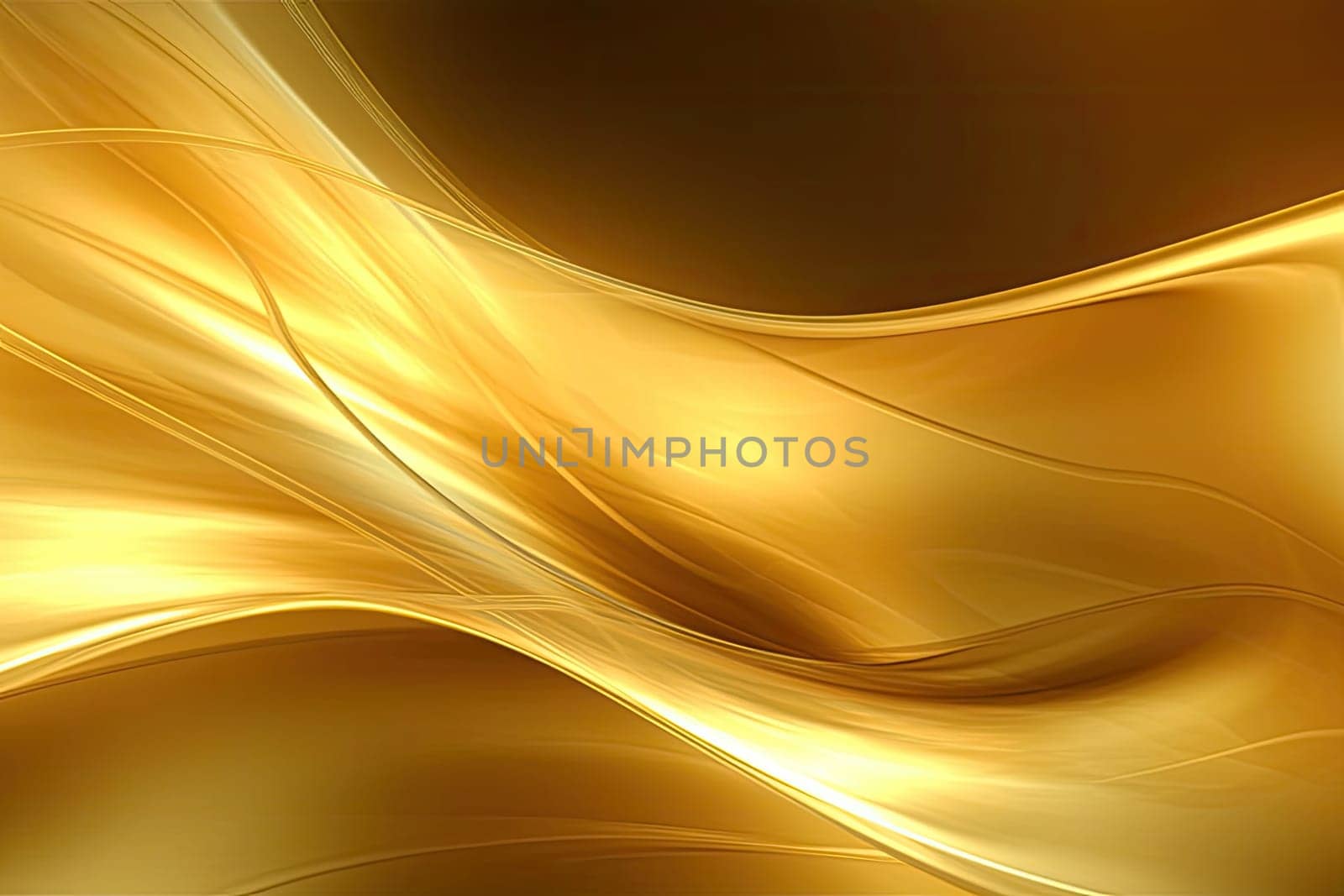 Gold background or texture and gradients shadow. AI Generative