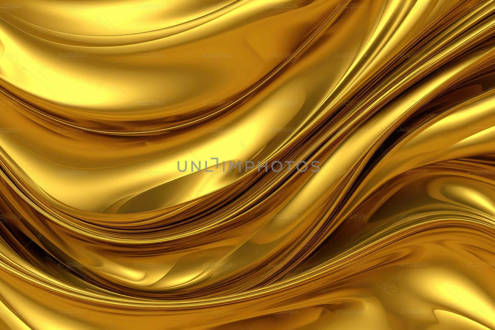 Gold background or texture and gradients shadow. AI Generative. by Benzoix