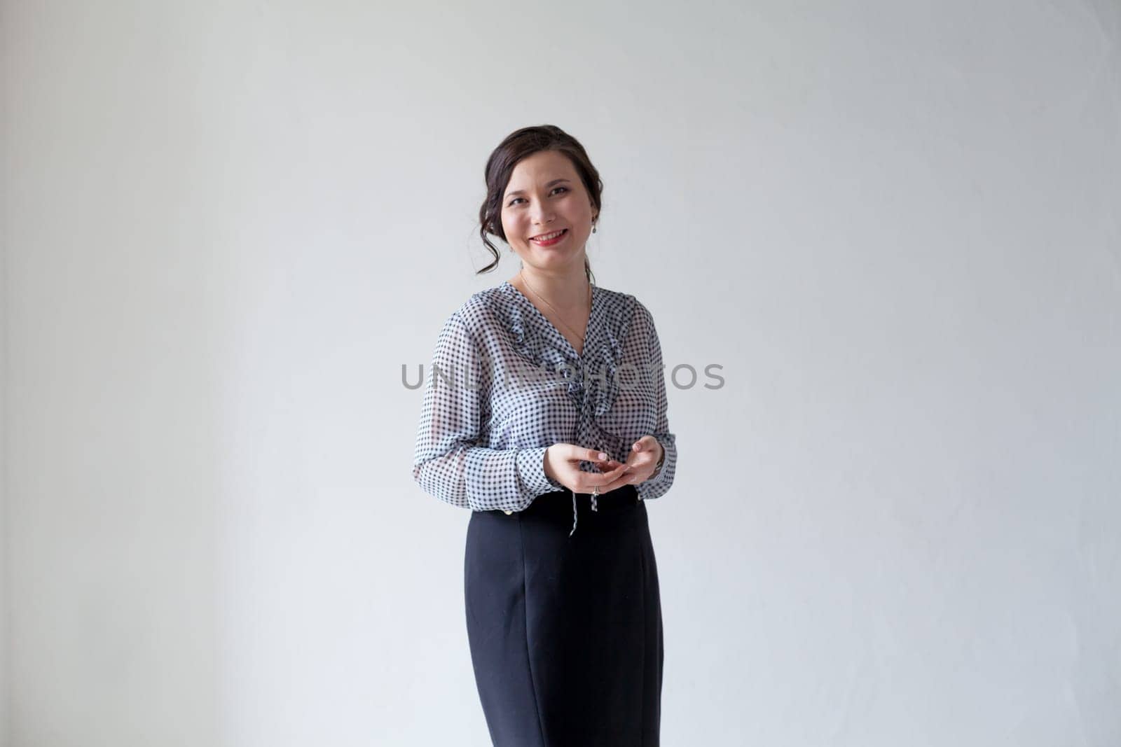 beautiful Asian woman in business clothes