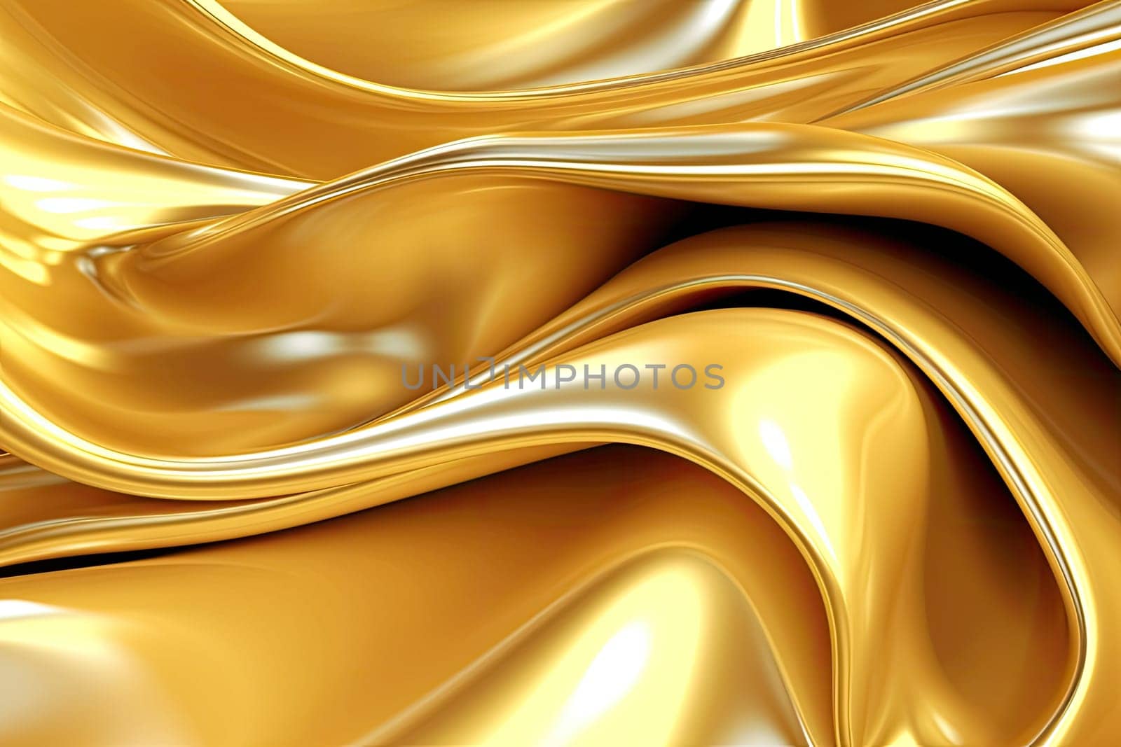 Gold background or texture and gradients shadow. AI Generative. by Benzoix