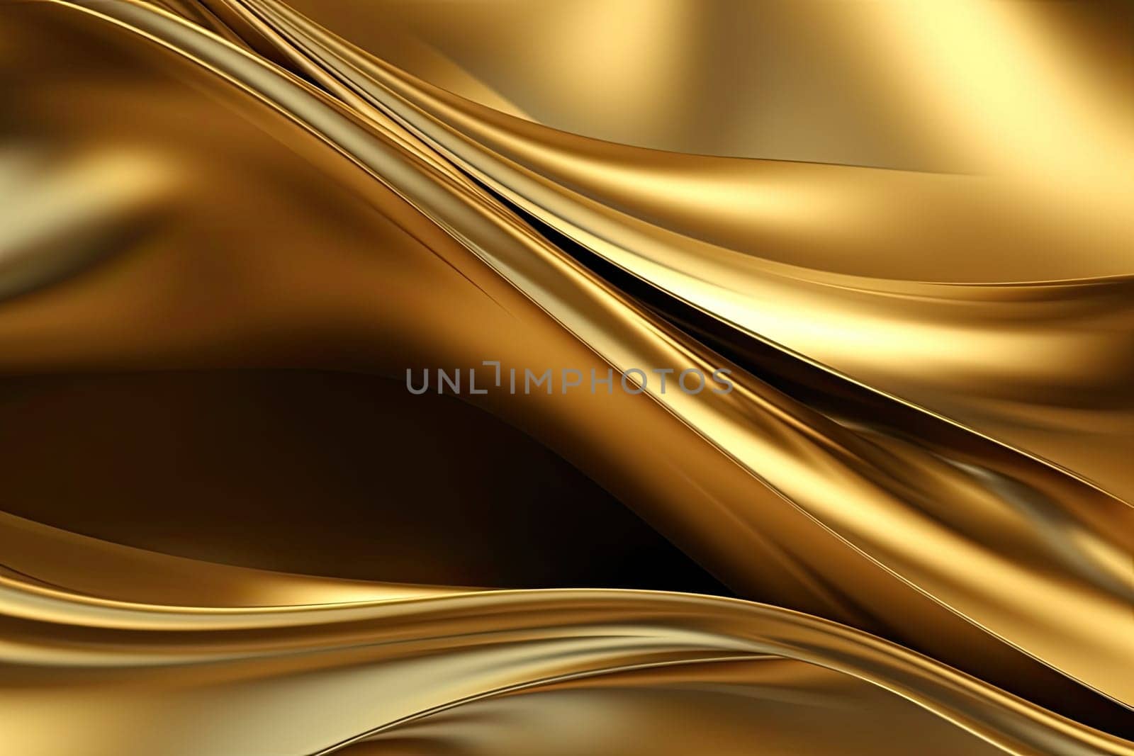 Gold background or texture and gradients shadow. AI Generative. by Benzoix