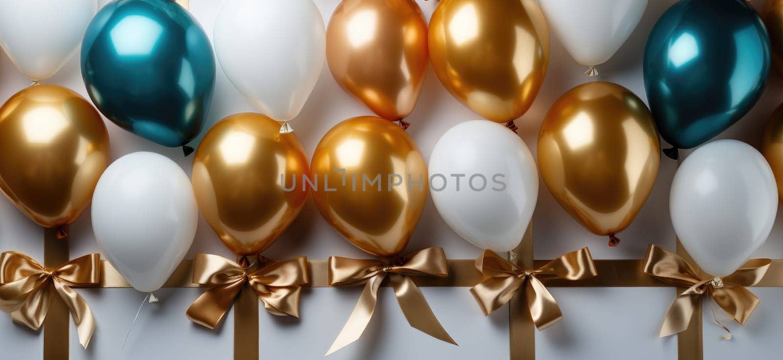 Bright balloons and bows fill the space with joy and a festive atmosphere.