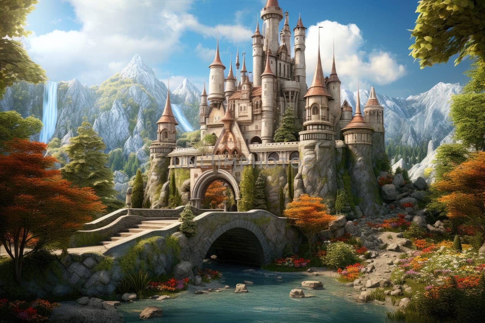 This fairytale castle is imbued with a mystical atmosphere. With its many secret passages and secret rooms, it hides incredible secrets and mysteries