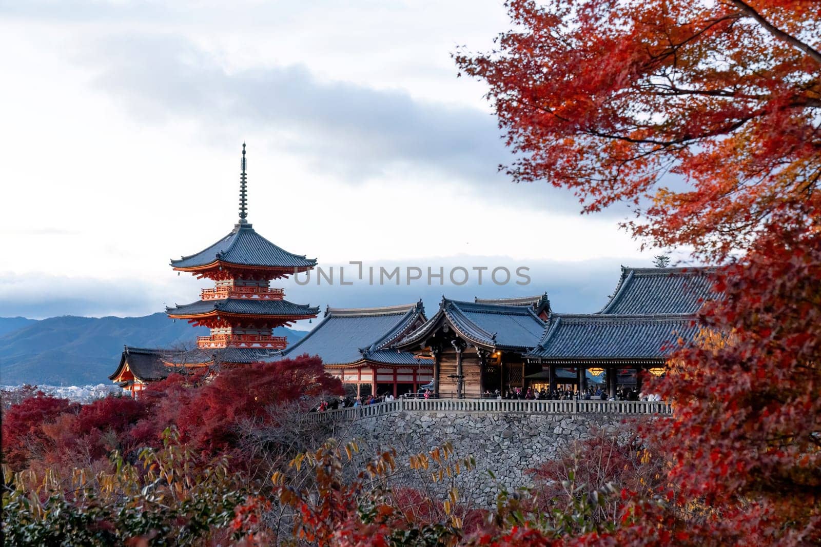 Kyoto, Japan, NOV 30, 2023, Kiyomizu-dera temple in Kyoto.