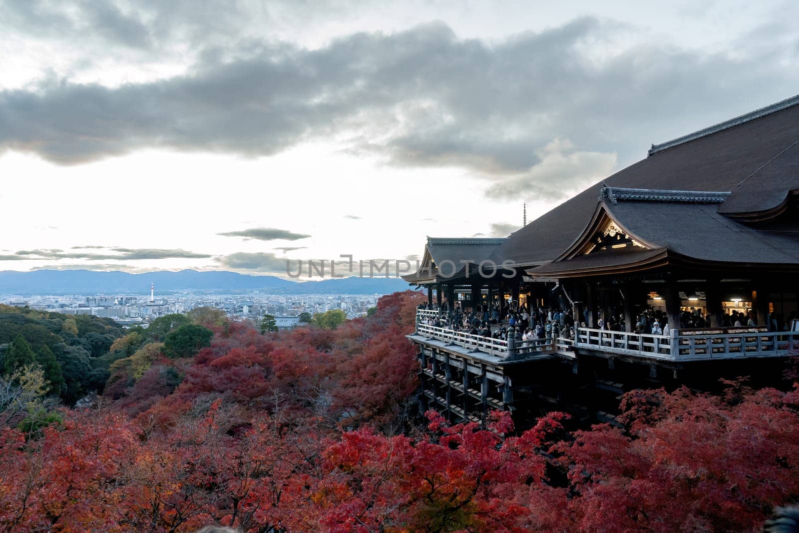 Kyoto, Japan, NOV 30, 2023, Kiyomizu-dera temple in Kyoto.